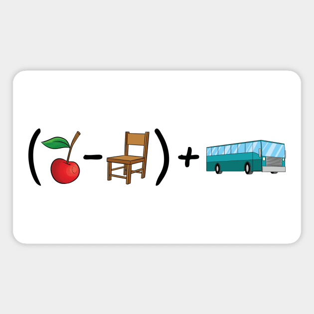 (Cherry - Chair) + Bus Magnet by GreggSchigiel